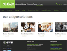 Tablet Screenshot of greenhomeworks.ca